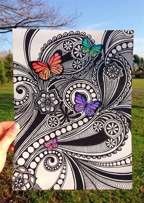 cute zentangle patterns